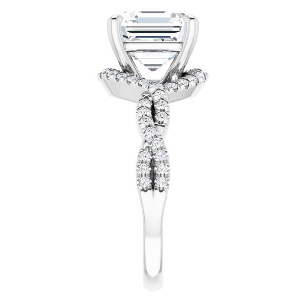 Halo-Style Engagement Ring Image 4 Natale Jewelers Sewell, NJ