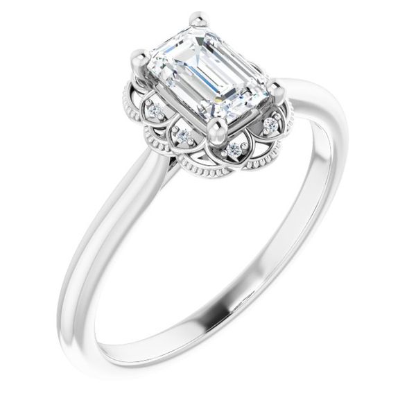 Halo-Style Engagement Ring Michael Szwed Jewelers Longmeadow, MA