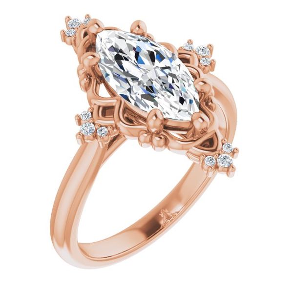 Accented Engagement Ring Robison Jewelry Co. Fernandina Beach, FL