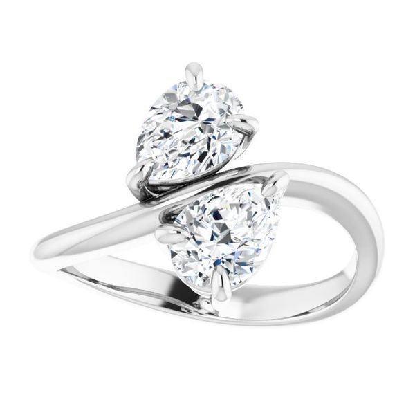 Two-Stone Engagement Ring Image 3 Blue Water Jewelers Saint Augustine, FL
