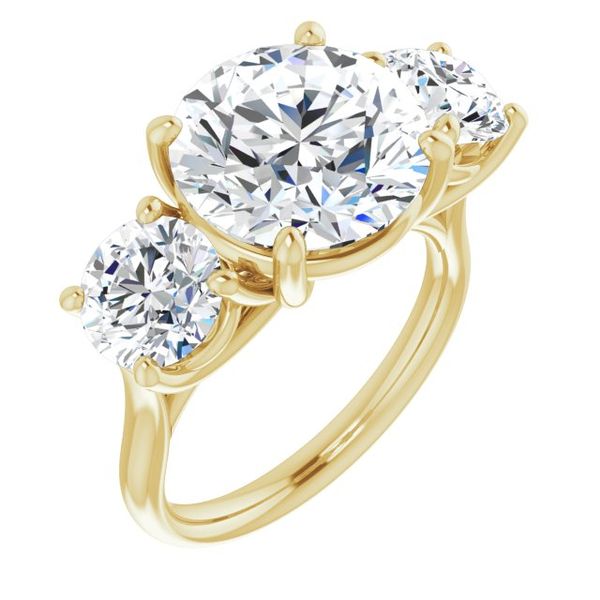 Three-Stone Engagement Ring Goldstein's Jewelers Mobile, AL