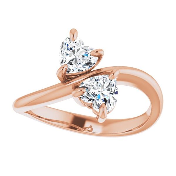 Two-Stone Engagement Ring Image 3 Hingham Jewelers Hingham, MA
