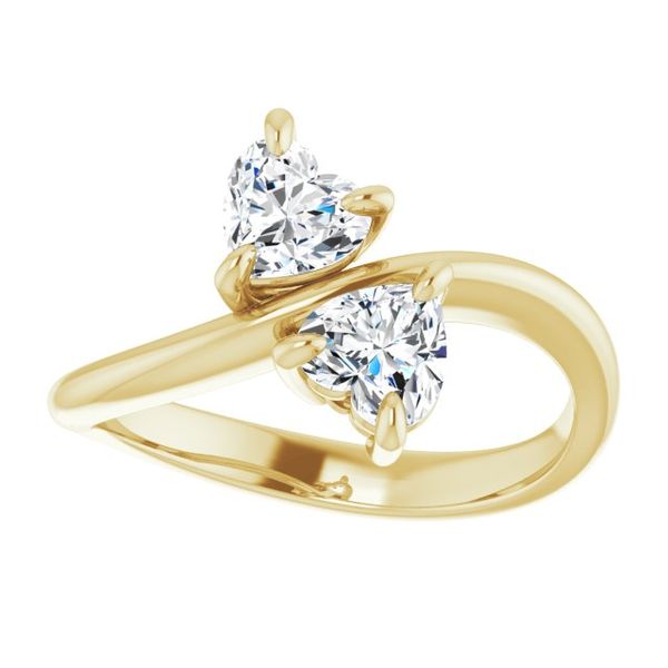 Two-Stone Engagement Ring Image 3 Goldstein's Jewelers Mobile, AL