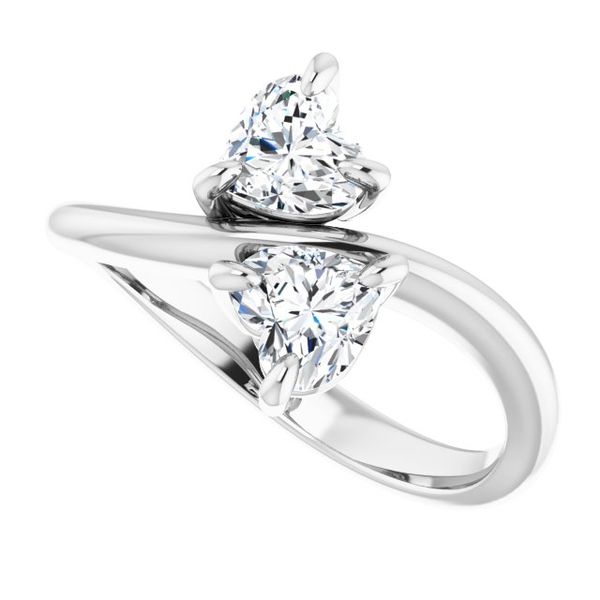 Two-Stone Engagement Ring Image 5 George & Company Diamond Jewelers Dickson City, PA