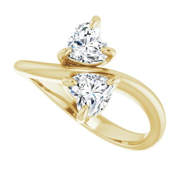 Two-Stone Engagement Ring Image 5 Goldstein's Jewelers Mobile, AL