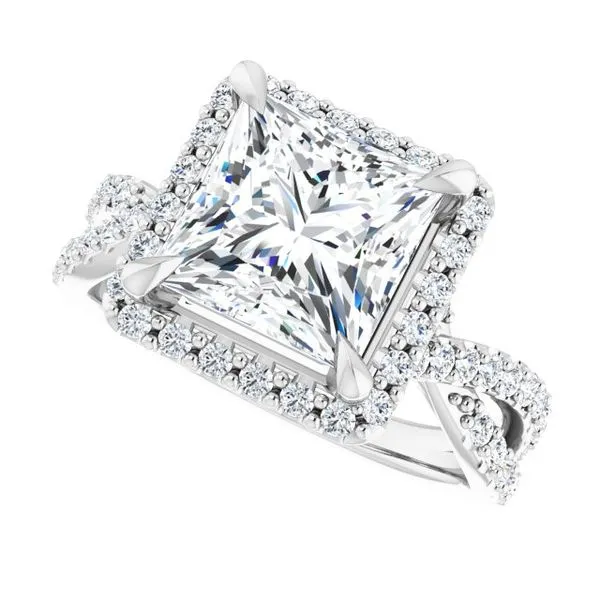 Halo-Style Engagement Ring