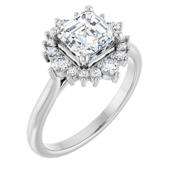 Halo-Style Engagement Ring Jimmy Smith Jewelers Decatur, AL