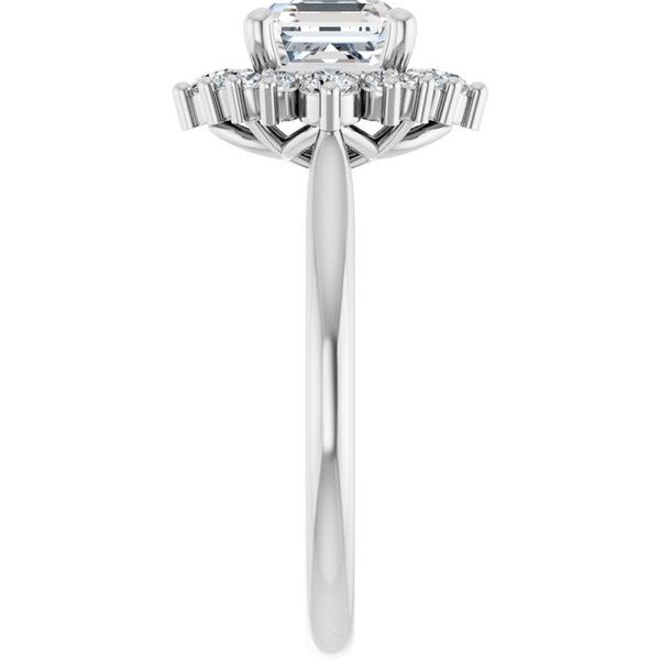 Halo-Style Engagement Ring Image 4 Jimmy Smith Jewelers Decatur, AL