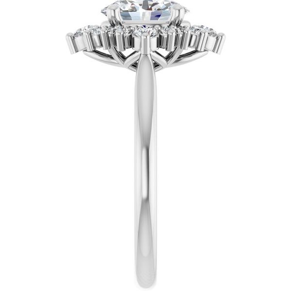 Halo-Style Engagement Ring Image 4 Robison Jewelry Co. Fernandina Beach, FL
