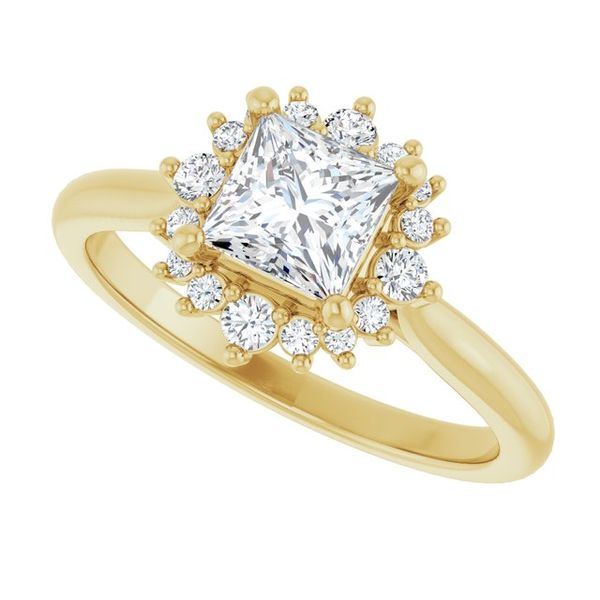 Halo-Style Engagement Ring Image 5 Jimmy Smith Jewelers Decatur, AL