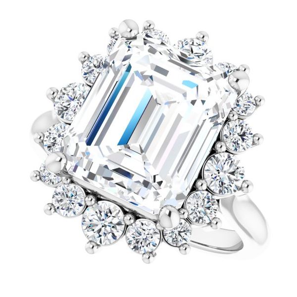 Halo-Style Engagement Ring Image 5 Natale Jewelers Sewell, NJ