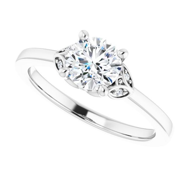Accented Engagement Ring Image 5 Natale Jewelers Sewell, NJ