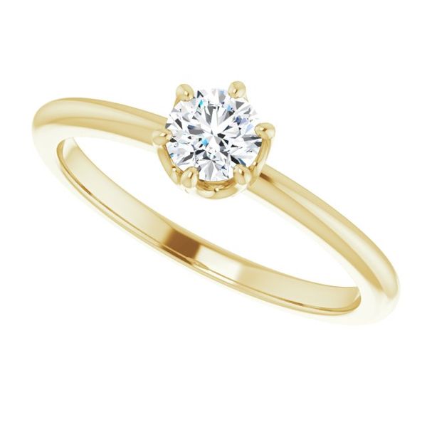 Accented Engagement Ring Image 5 Pickens Jewelers, Inc. Atlanta, GA