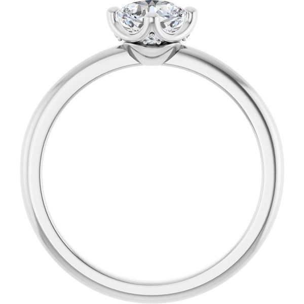 Accented Engagement Ring Image 2 Leitzel's Jewelry Myerstown, PA