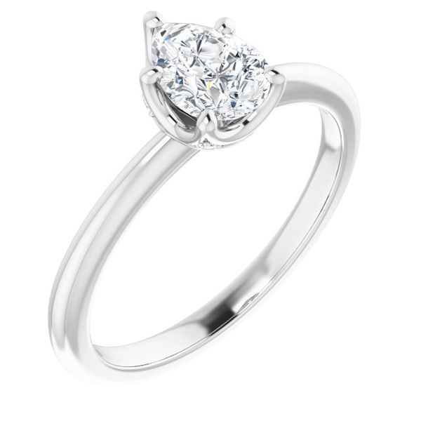 Accented Engagement Ring Leitzel's Jewelry Myerstown, PA
