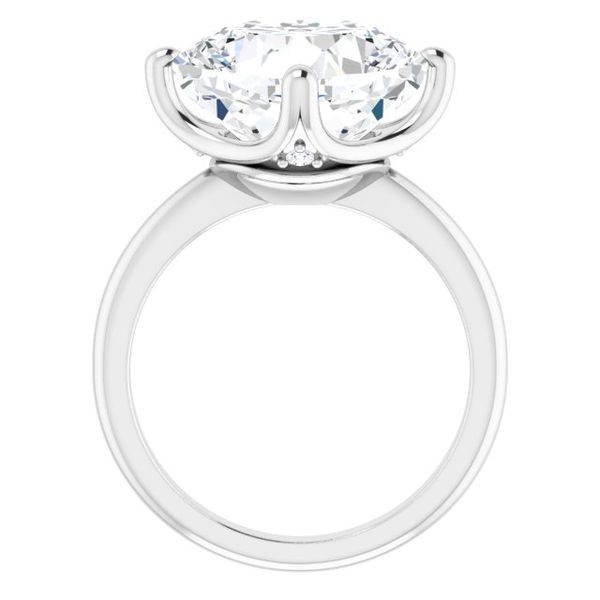 Accented Engagement Ring Image 2 Michael Szwed Jewelers Longmeadow, MA