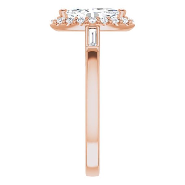 Halo-Style Engagement Ring Image 4 Mark Jewellers La Crosse, WI