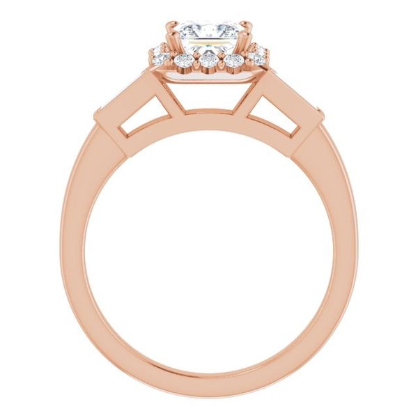 Halo-Style Engagement Ring Image 2 MurDuff's, Inc. Florence, MA