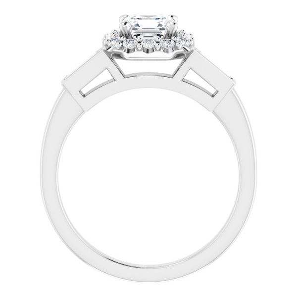 Halo-Style Engagement Ring Image 2 Di'Amore Fine Jewelers Waco, TX