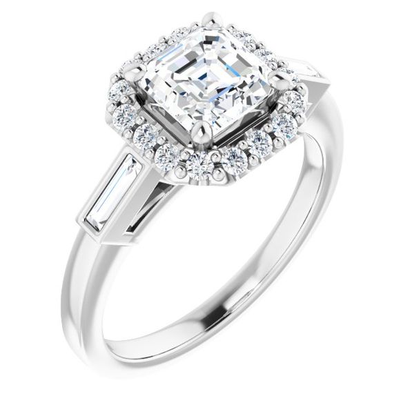 Halo-Style Engagement Ring Swede's Jewelers East Windsor, CT