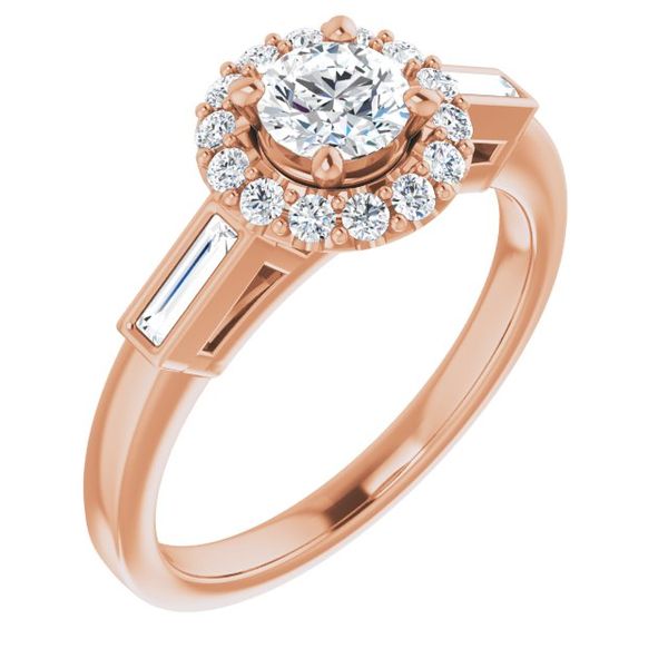 Halo-Style Engagement Ring MurDuff's, Inc. Florence, MA