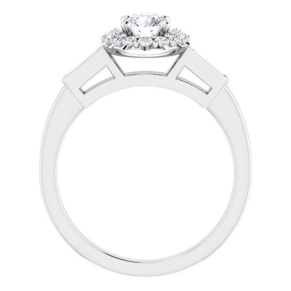 Halo-Style Engagement Ring Image 2 Blue Water Jewelers Saint Augustine, FL
