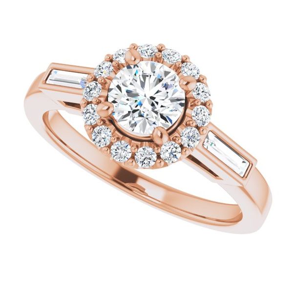 Halo-Style Engagement Ring Image 5 George & Company Diamond Jewelers Dickson City, PA