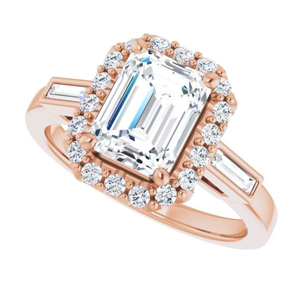 Halo-Style Engagement Ring Image 5 Paul Bensel Jewelers Yuma, AZ