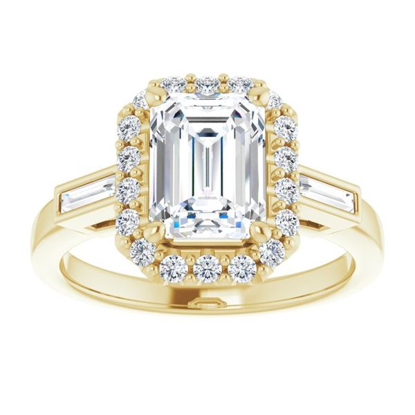 Halo-Style Engagement Ring Image 3 Mark Jewellers La Crosse, WI