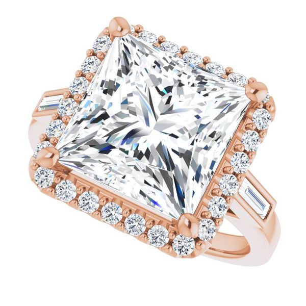 Halo-Style Engagement Ring Image 5 George & Company Diamond Jewelers Dickson City, PA