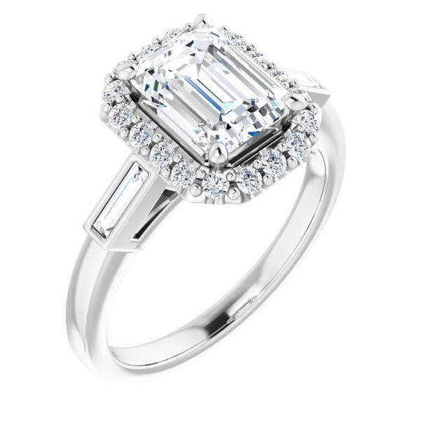 Halo-Style Engagement Ring Ballard & Ballard Fountain Valley, CA