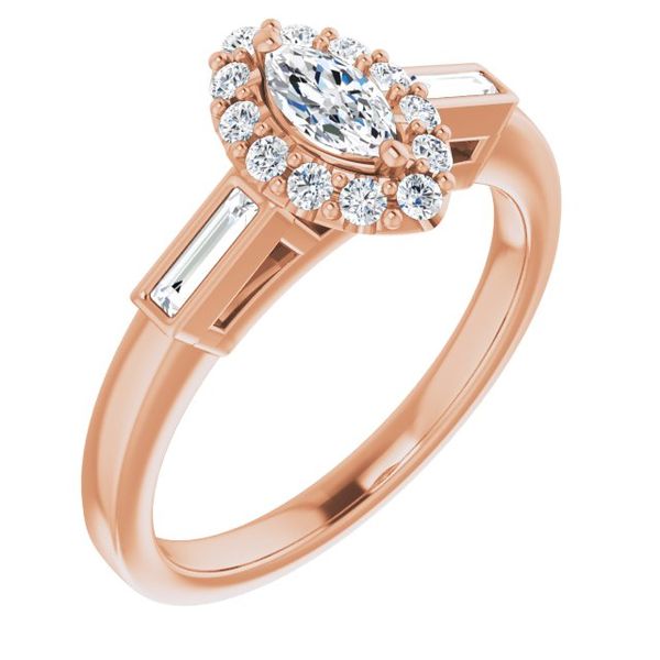 Halo-Style Engagement Ring Hingham Jewelers Hingham, MA