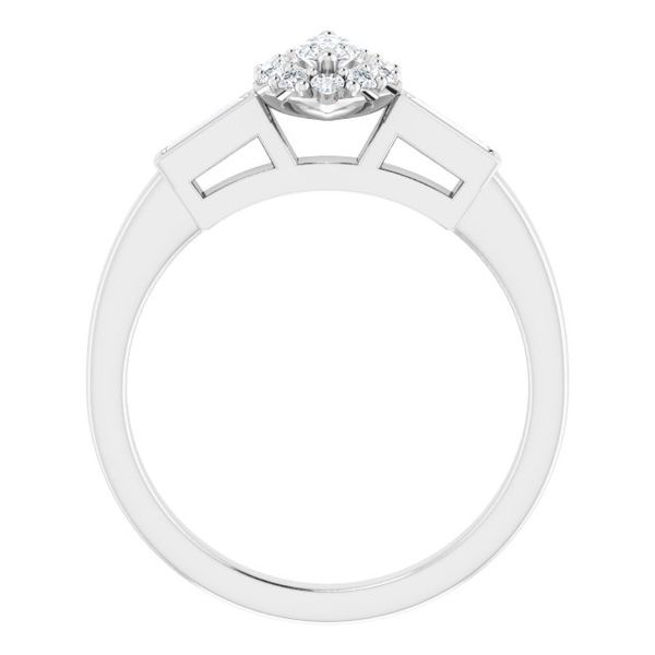 Halo-Style Engagement Ring Image 2 Enchanted Jewelry Plainfield, CT