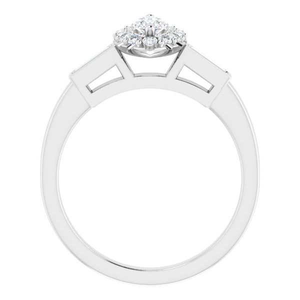 Halo-Style Engagement Ring Image 2 Paul Bensel Jewelers Yuma, AZ