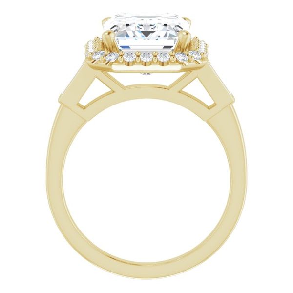Halo-Style Engagement Ring Image 2 MurDuff's, Inc. Florence, MA