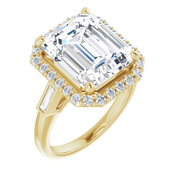 Halo-Style Engagement Ring Blue Water Jewelers Saint Augustine, FL