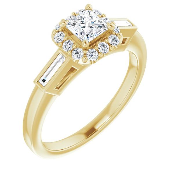 Halo-Style Engagement Ring Paul Bensel Jewelers Yuma, AZ