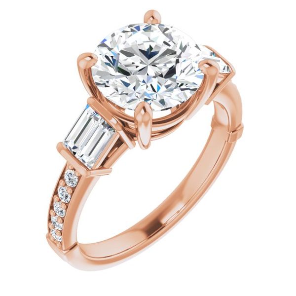 Baguette Accented Engagement Ring Andrew Z Diamonds & Fine Jewelry Anthem, AZ