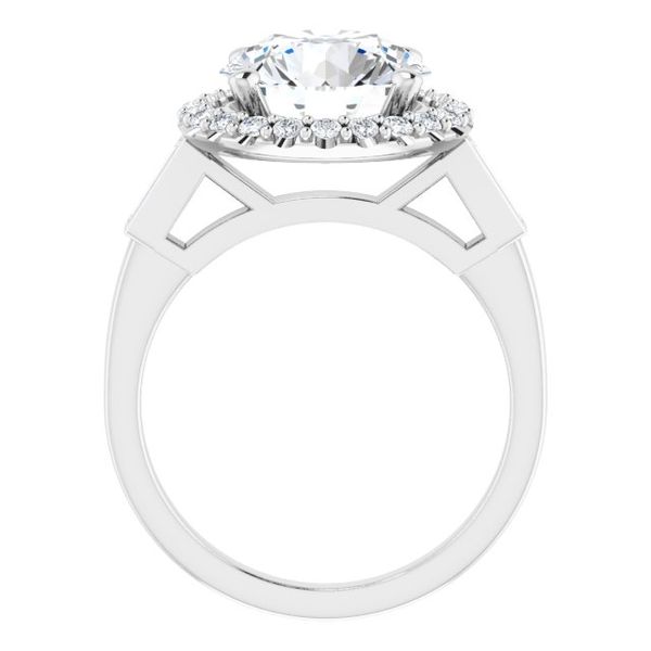 Halo-Style Engagement Ring Image 2 George & Company Diamond Jewelers Dickson City, PA