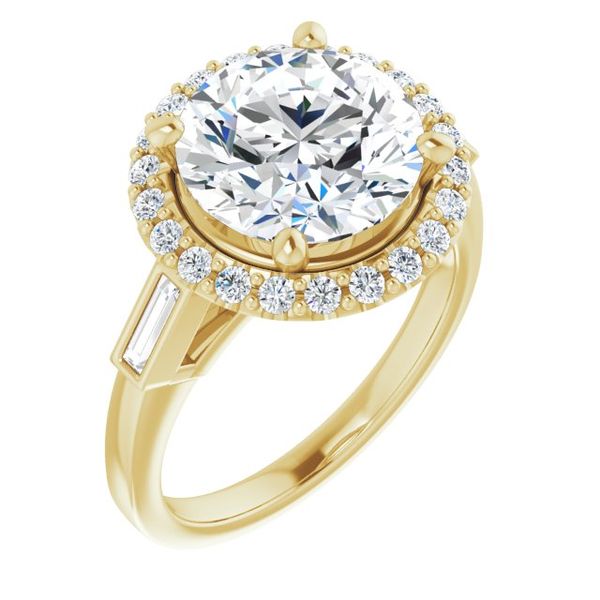 Halo-Style Engagement Ring Blue Water Jewelers Saint Augustine, FL