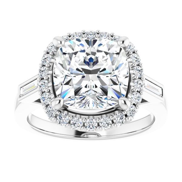 Halo-Style Engagement Ring Image 3 Mark Jewellers La Crosse, WI