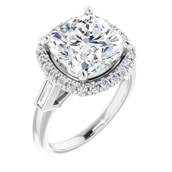 Halo-Style Engagement Ring Crown Jewelers Augusta, GA