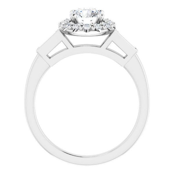 Halo-Style Engagement Ring Image 2 Ballard & Ballard Fountain Valley, CA
