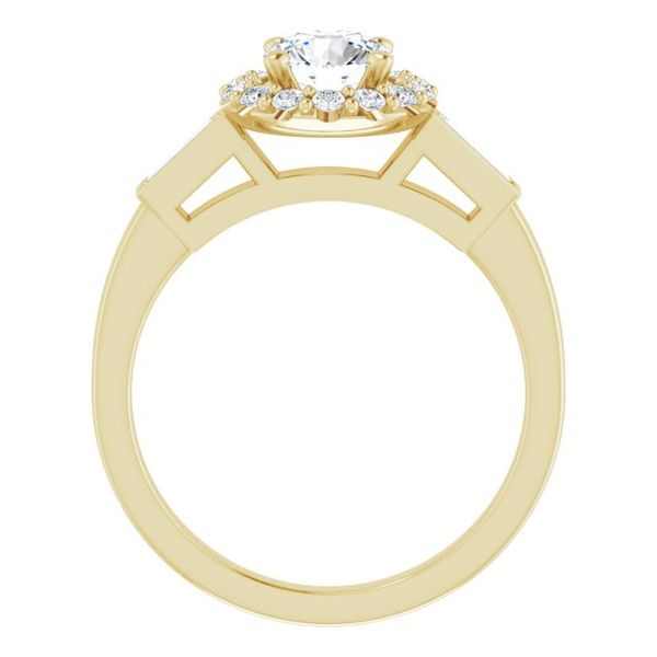 Halo-Style Engagement Ring Image 2 Mark Jewellers La Crosse, WI