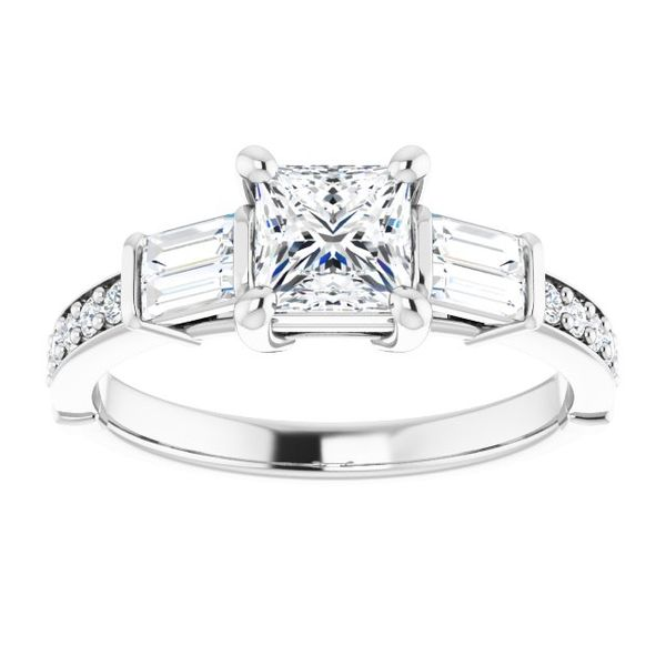 Ever & Ever Baguette Accented Engagement Ring CONFIG.5840804, Adler's  Diamonds