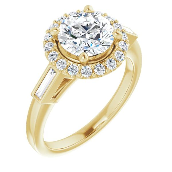 Halo-Style Engagement Ring MurDuff's, Inc. Florence, MA