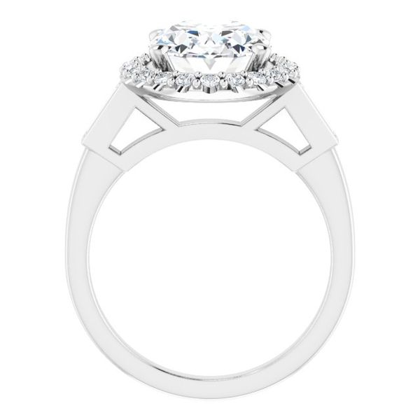 Halo-Style Engagement Ring Image 2 Ballard & Ballard Fountain Valley, CA