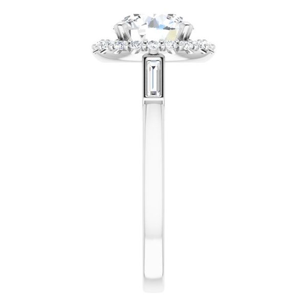 Halo-Style Engagement Ring Image 4 Paul Bensel Jewelers Yuma, AZ
