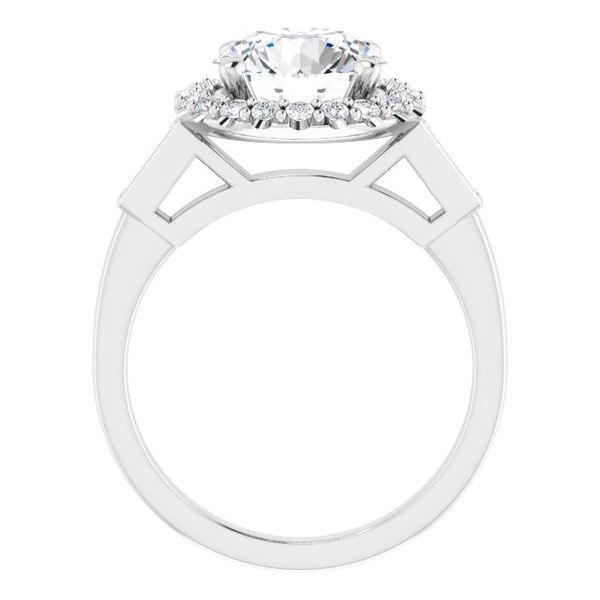 Halo-Style Engagement Ring Image 2 Goldstein's Jewelers Mobile, AL