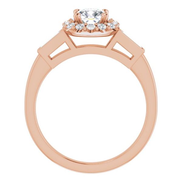 Halo-Style Engagement Ring Image 2 Corinth Jewelers Corinth, MS